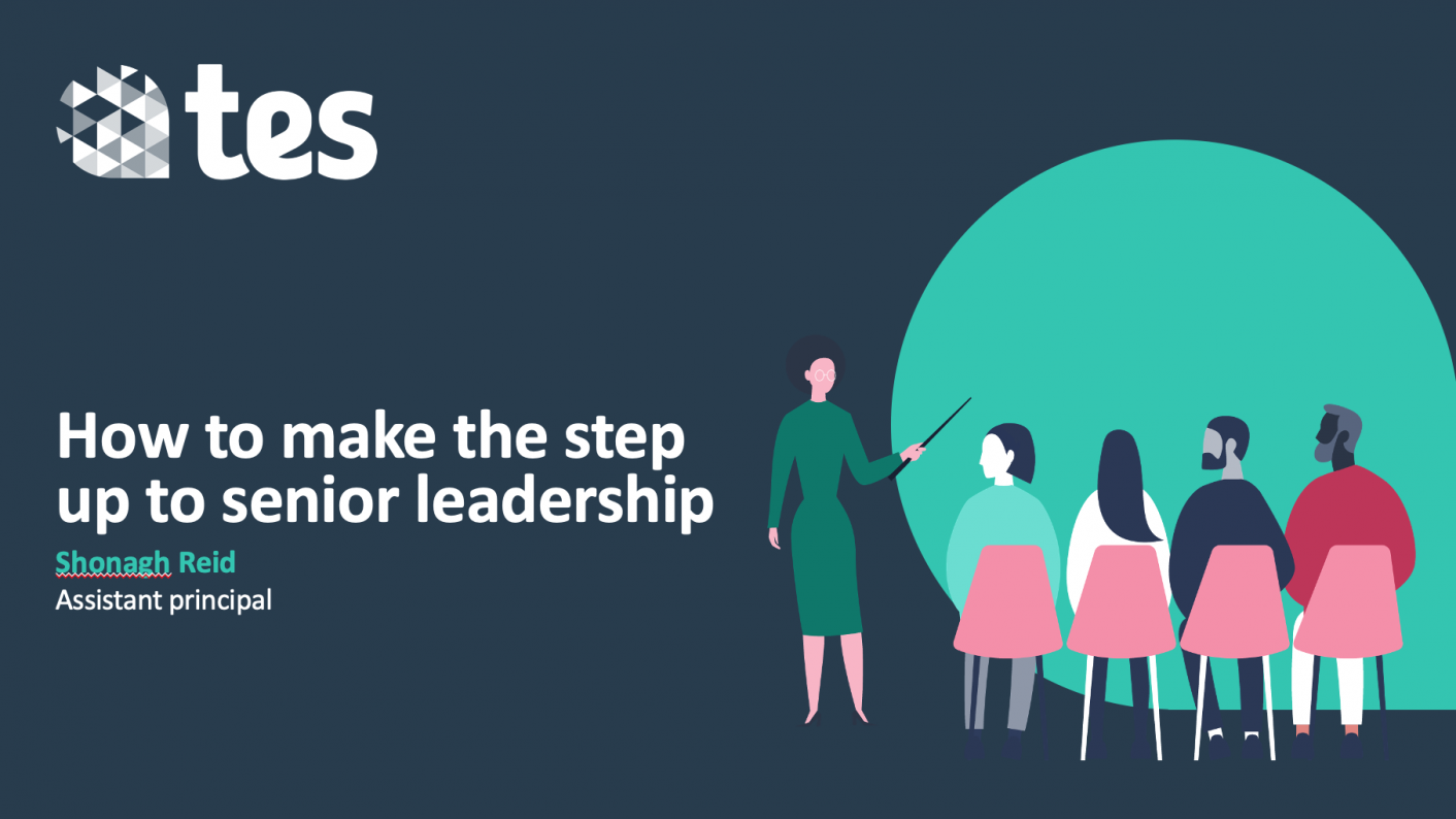 How to make the step up to senior leadership webinar